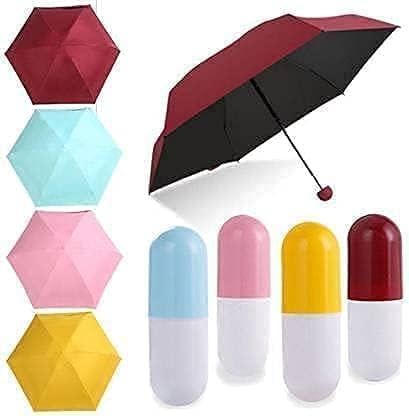 TRENDWORLDNEST-Capsule Umbrella, Portable Mini Folding Design, Capsule Shape M-00005