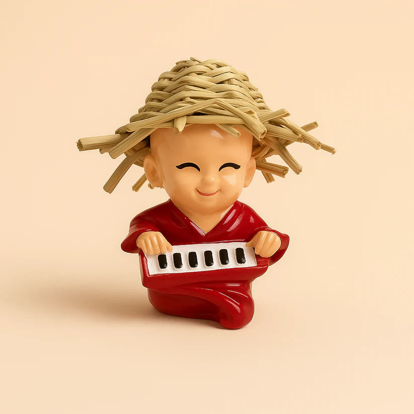 TRENDWORLDNEST - Musical Monk Figurine Set - D00009