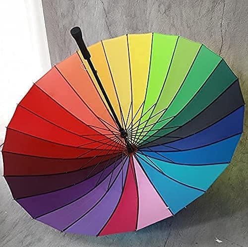 TrendWorldNest Rainbow Umbrella -  for Rain, Photography & Sun Protection, Stylish Colorful Windproof & Waterproof Umbrella for Men & Women(Multicolor)- M/SH00001